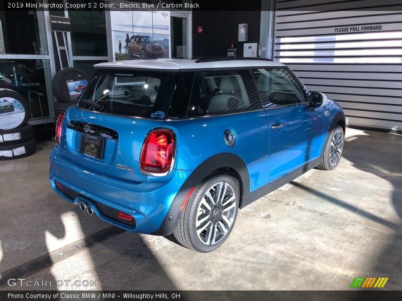 Electric Blue / Carbon Black 2019 Mini Hardtop Cooper S 2 Door