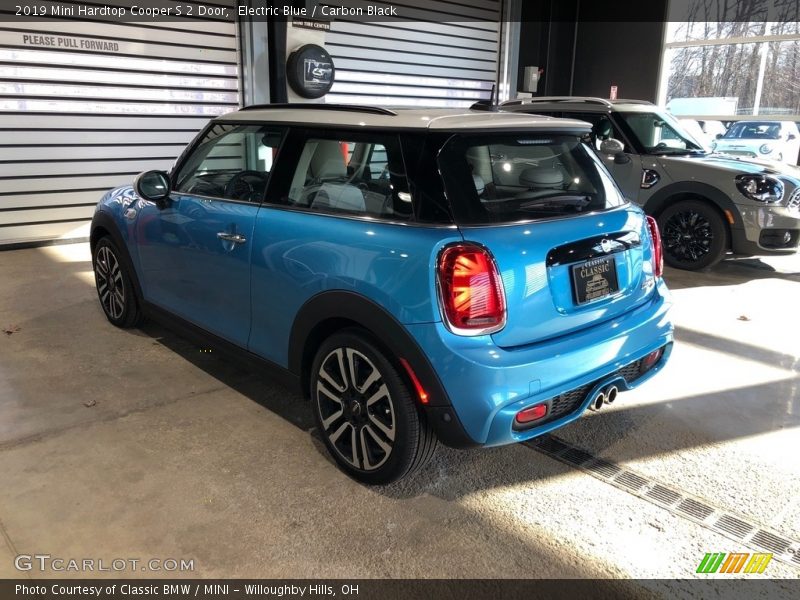 Electric Blue / Carbon Black 2019 Mini Hardtop Cooper S 2 Door