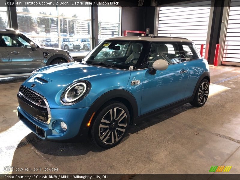 Electric Blue / Carbon Black 2019 Mini Hardtop Cooper S 2 Door