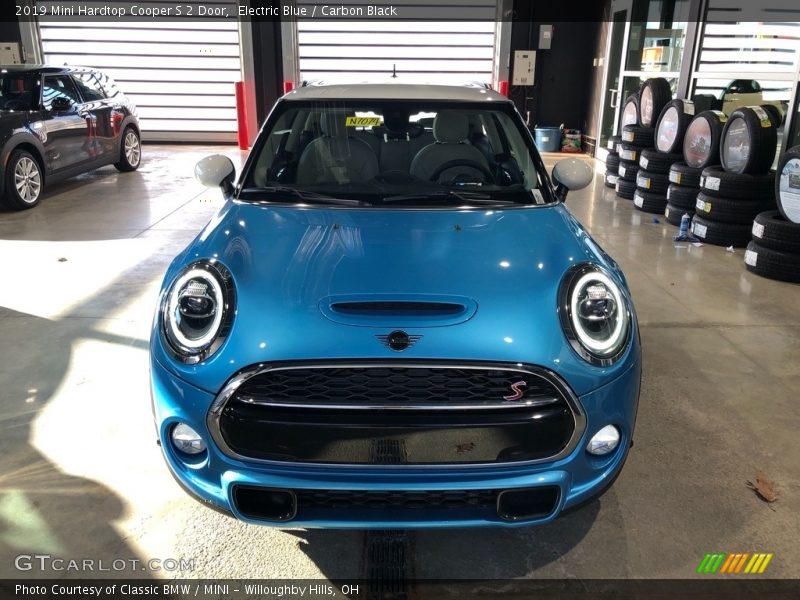 Electric Blue / Carbon Black 2019 Mini Hardtop Cooper S 2 Door