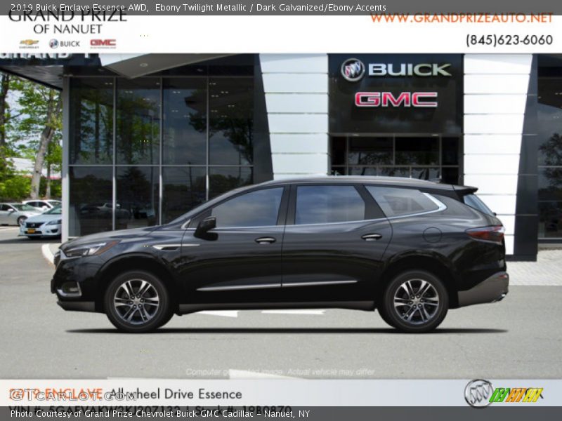 Ebony Twilight Metallic / Dark Galvanized/Ebony Accents 2019 Buick Enclave Essence AWD