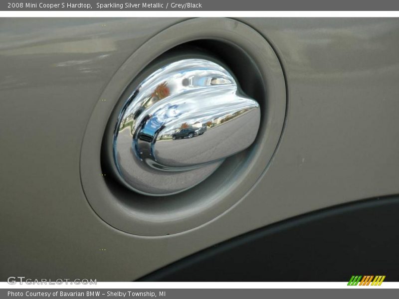 Sparkling Silver Metallic / Grey/Black 2008 Mini Cooper S Hardtop