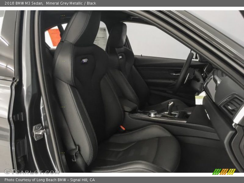 Mineral Grey Metallic / Black 2018 BMW M3 Sedan