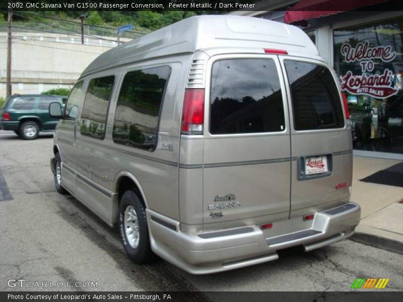 Pewter Metallic / Dark Pewter 2002 GMC Savana Van G1500 Passenger Conversion