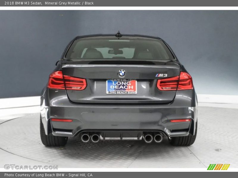 Mineral Grey Metallic / Black 2018 BMW M3 Sedan