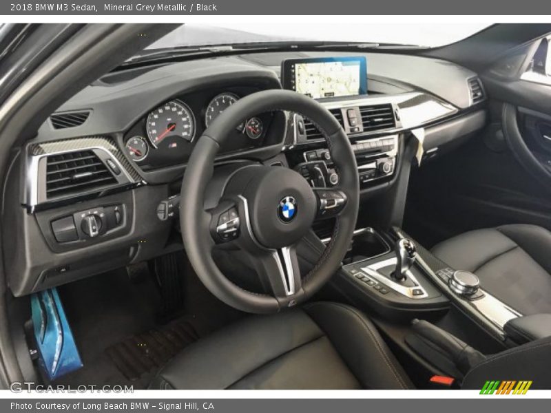 Mineral Grey Metallic / Black 2018 BMW M3 Sedan