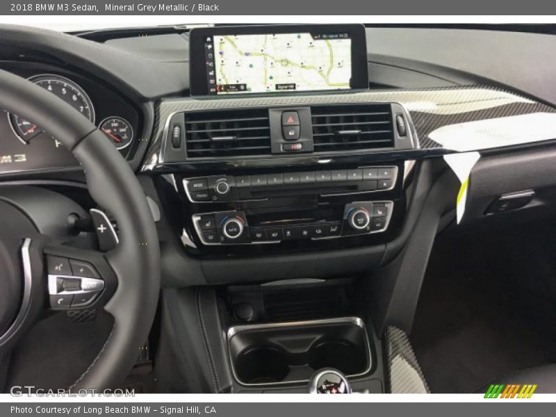 Mineral Grey Metallic / Black 2018 BMW M3 Sedan
