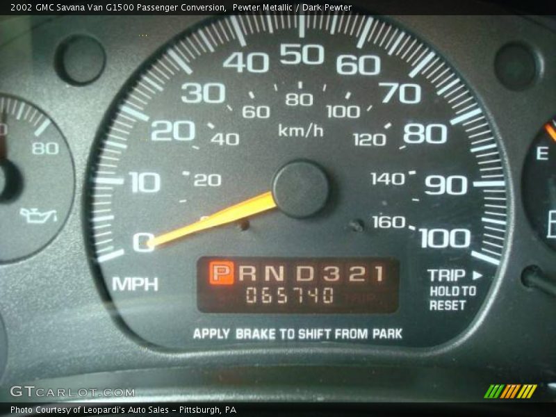 Pewter Metallic / Dark Pewter 2002 GMC Savana Van G1500 Passenger Conversion