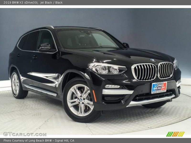 Jet Black / Black 2019 BMW X3 sDrive30i