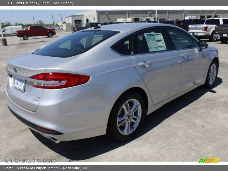 Ingot Silver / Ebony 2018 Ford Fusion SE