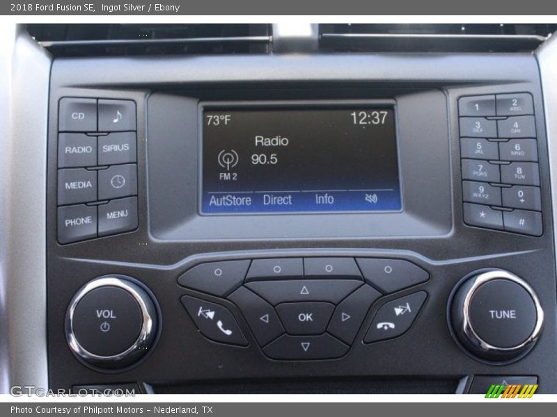 Ingot Silver / Ebony 2018 Ford Fusion SE