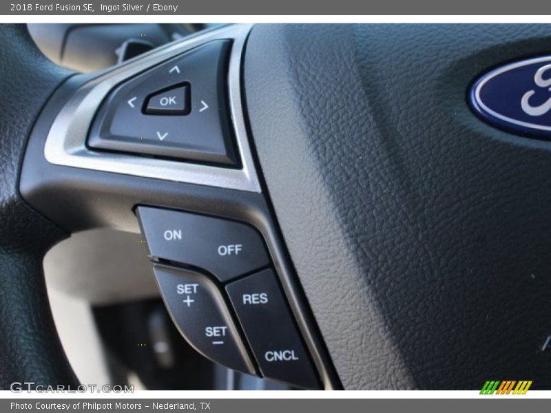 Ingot Silver / Ebony 2018 Ford Fusion SE