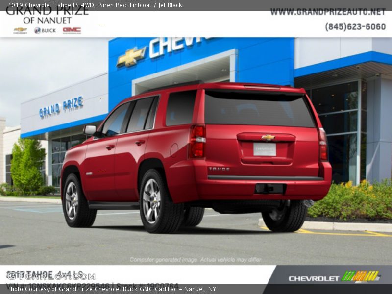 Siren Red Tintcoat / Jet Black 2019 Chevrolet Tahoe LS 4WD