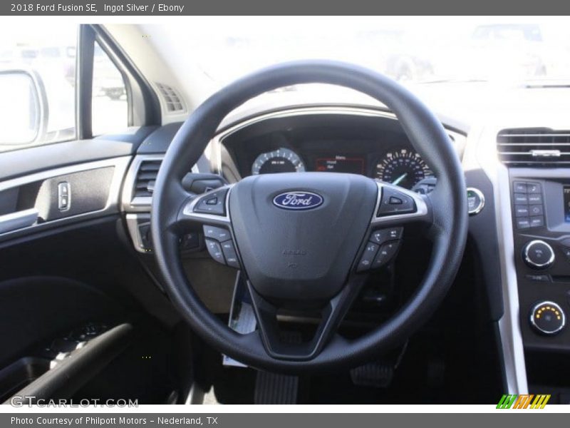 Ingot Silver / Ebony 2018 Ford Fusion SE
