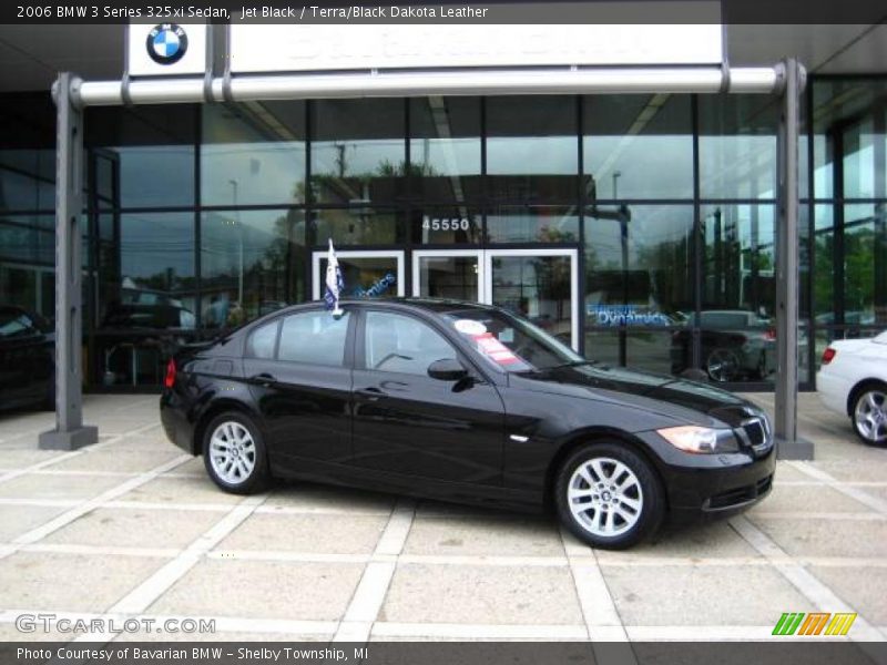 Jet Black / Terra/Black Dakota Leather 2006 BMW 3 Series 325xi Sedan