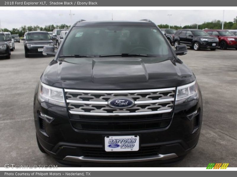 Shadow Black / Ebony Black 2018 Ford Explorer XLT