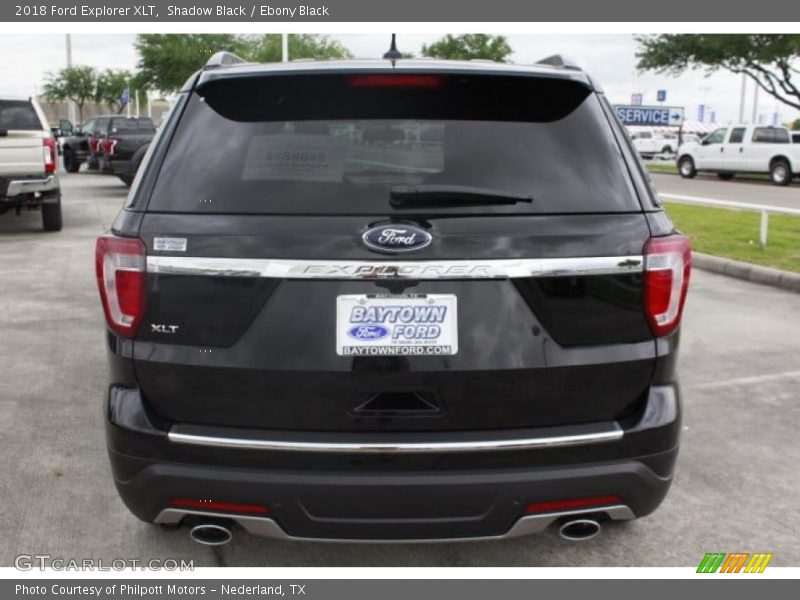 Shadow Black / Ebony Black 2018 Ford Explorer XLT