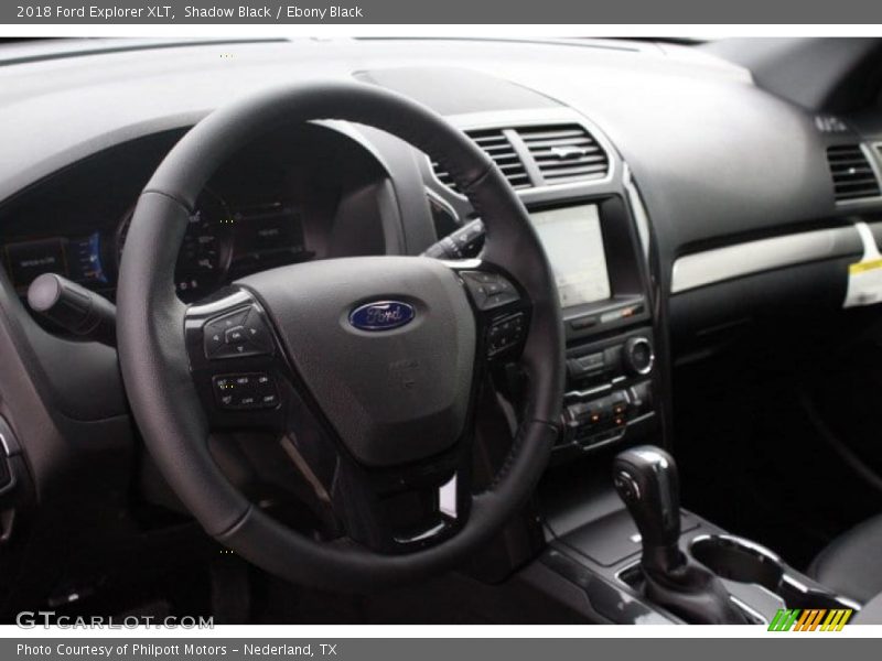 Shadow Black / Ebony Black 2018 Ford Explorer XLT