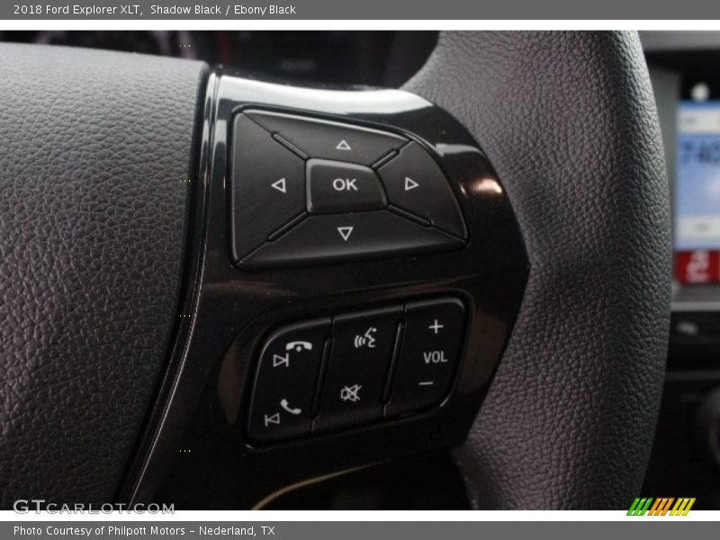 Shadow Black / Ebony Black 2018 Ford Explorer XLT