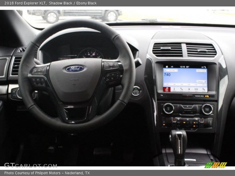 Shadow Black / Ebony Black 2018 Ford Explorer XLT