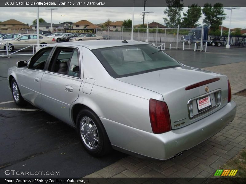 Sterling Silver / Dark Gray 2003 Cadillac DeVille Sedan