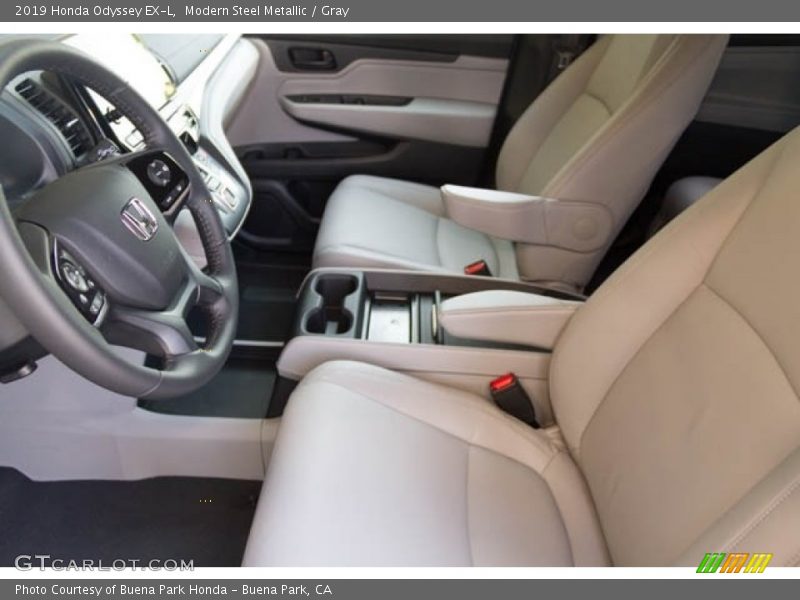 Modern Steel Metallic / Gray 2019 Honda Odyssey EX-L