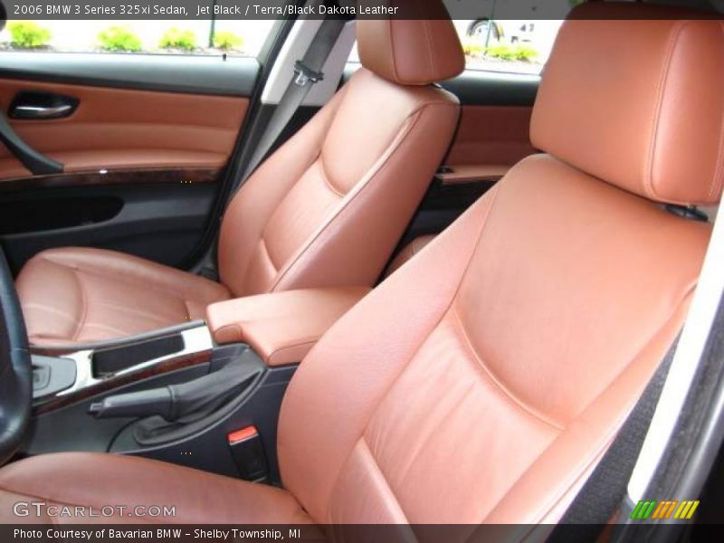 Jet Black / Terra/Black Dakota Leather 2006 BMW 3 Series 325xi Sedan