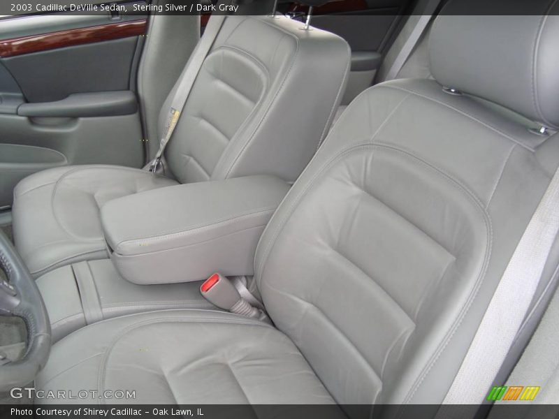 Sterling Silver / Dark Gray 2003 Cadillac DeVille Sedan