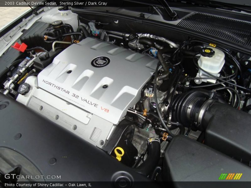 Sterling Silver / Dark Gray 2003 Cadillac DeVille Sedan
