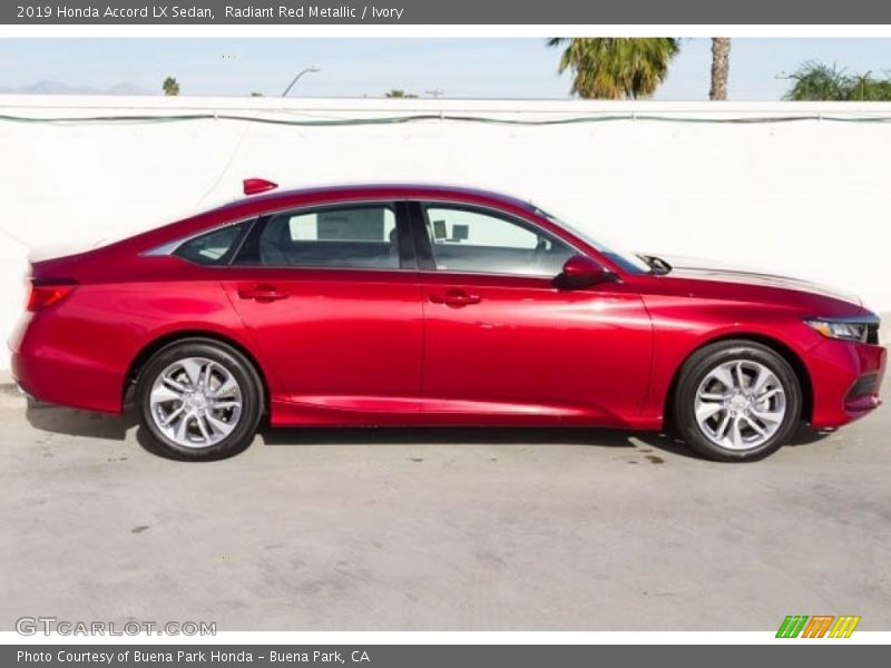 Radiant Red Metallic / Ivory 2019 Honda Accord LX Sedan