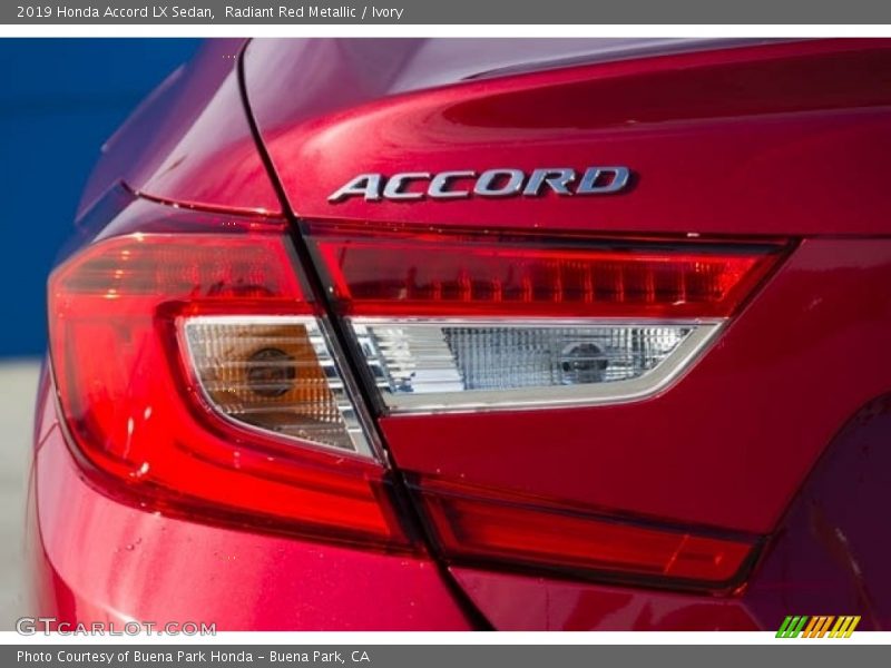 Radiant Red Metallic / Ivory 2019 Honda Accord LX Sedan