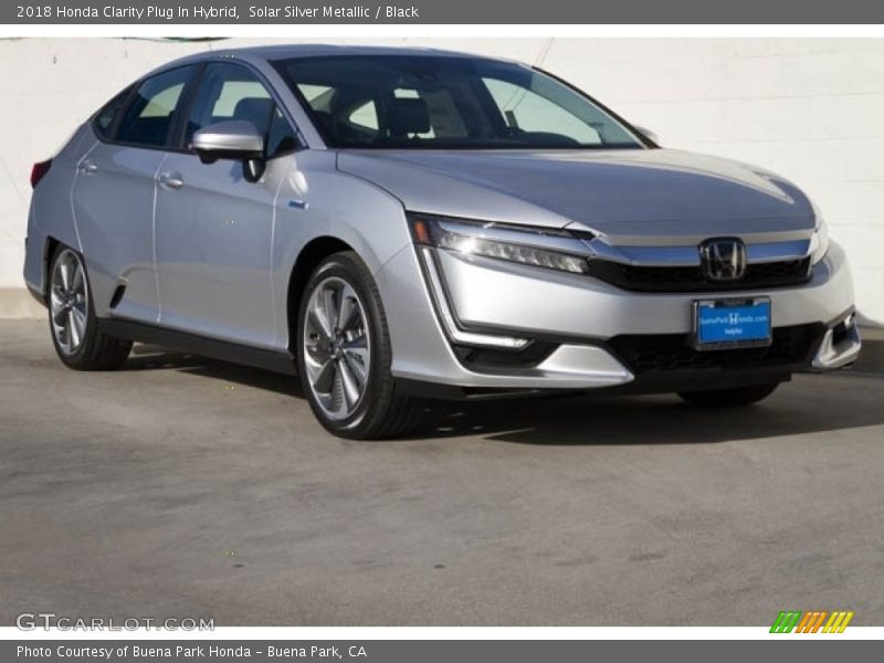 Solar Silver Metallic / Black 2018 Honda Clarity Plug In Hybrid