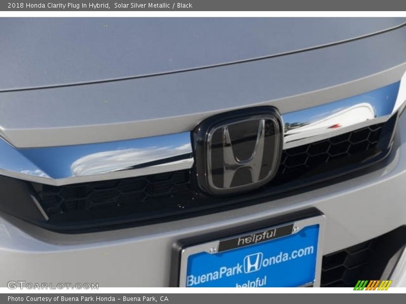 Solar Silver Metallic / Black 2018 Honda Clarity Plug In Hybrid