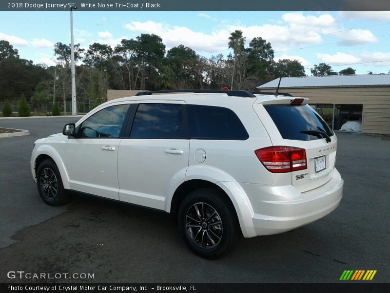 White Noise Tri-Coat / Black 2018 Dodge Journey SE