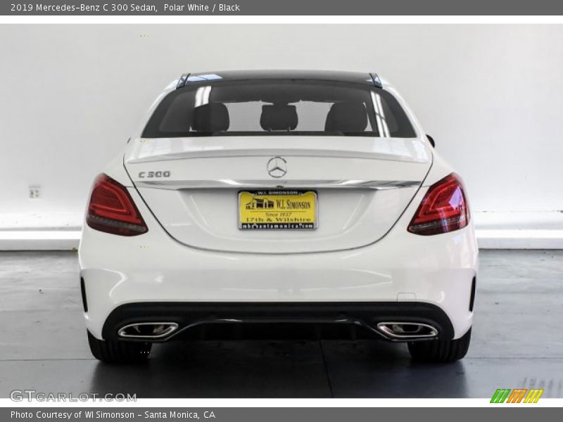 Polar White / Black 2019 Mercedes-Benz C 300 Sedan