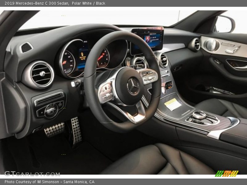 Polar White / Black 2019 Mercedes-Benz C 300 Sedan
