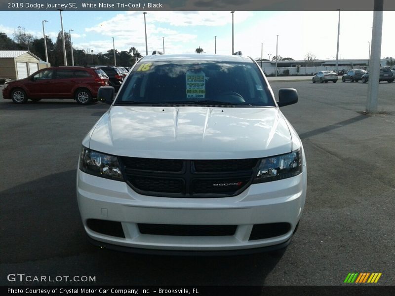 White Noise Tri-Coat / Black 2018 Dodge Journey SE