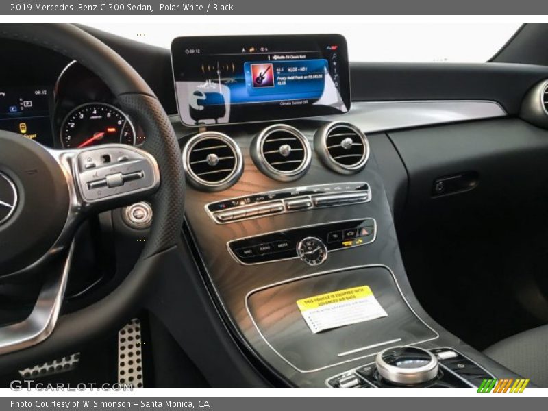 Polar White / Black 2019 Mercedes-Benz C 300 Sedan