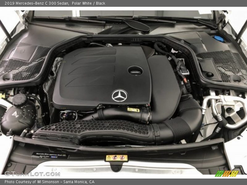 Polar White / Black 2019 Mercedes-Benz C 300 Sedan