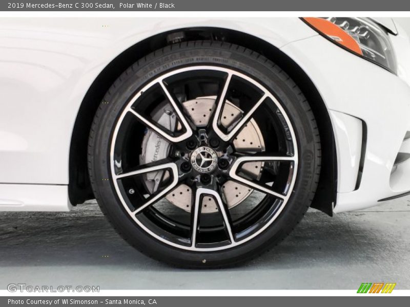 Polar White / Black 2019 Mercedes-Benz C 300 Sedan