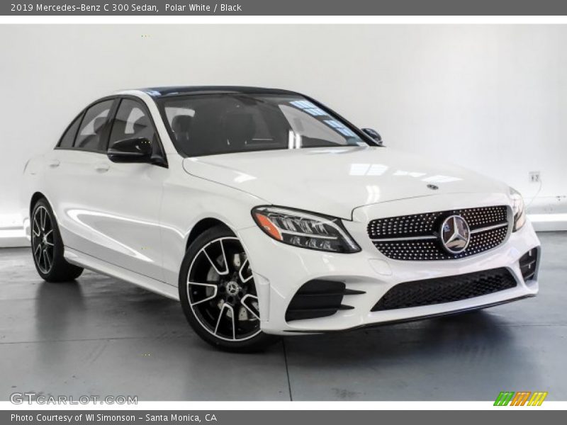 Polar White / Black 2019 Mercedes-Benz C 300 Sedan