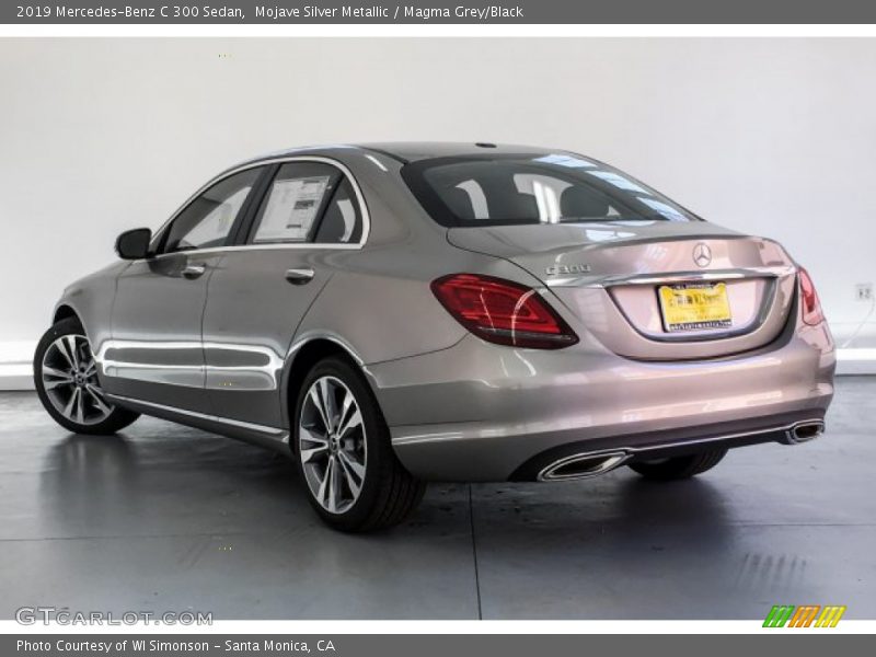 Mojave Silver Metallic / Magma Grey/Black 2019 Mercedes-Benz C 300 Sedan