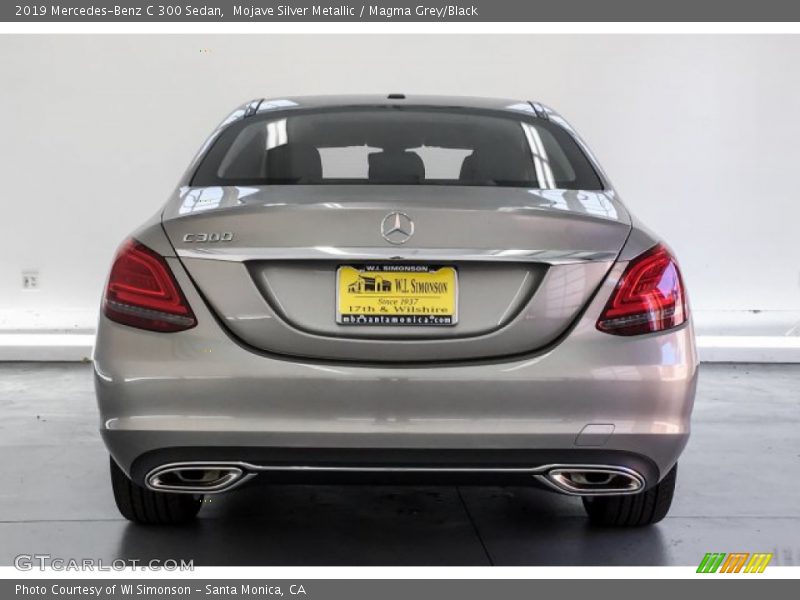 Mojave Silver Metallic / Magma Grey/Black 2019 Mercedes-Benz C 300 Sedan