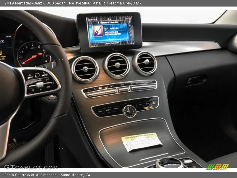Mojave Silver Metallic / Magma Grey/Black 2019 Mercedes-Benz C 300 Sedan