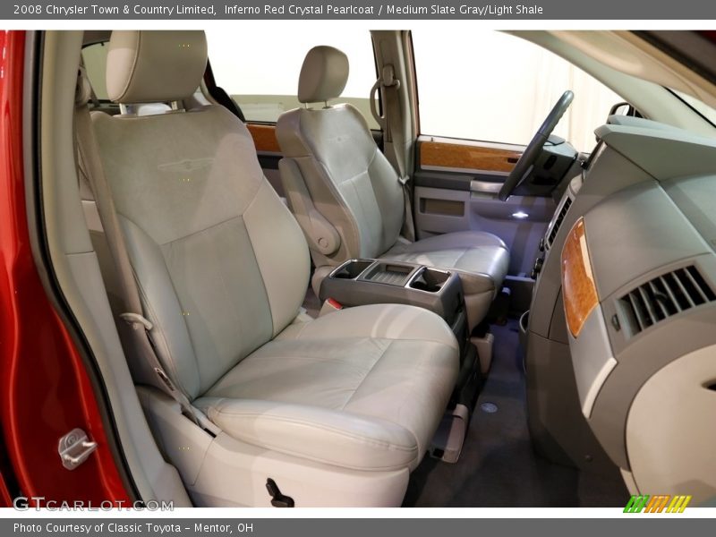 Inferno Red Crystal Pearlcoat / Medium Slate Gray/Light Shale 2008 Chrysler Town & Country Limited