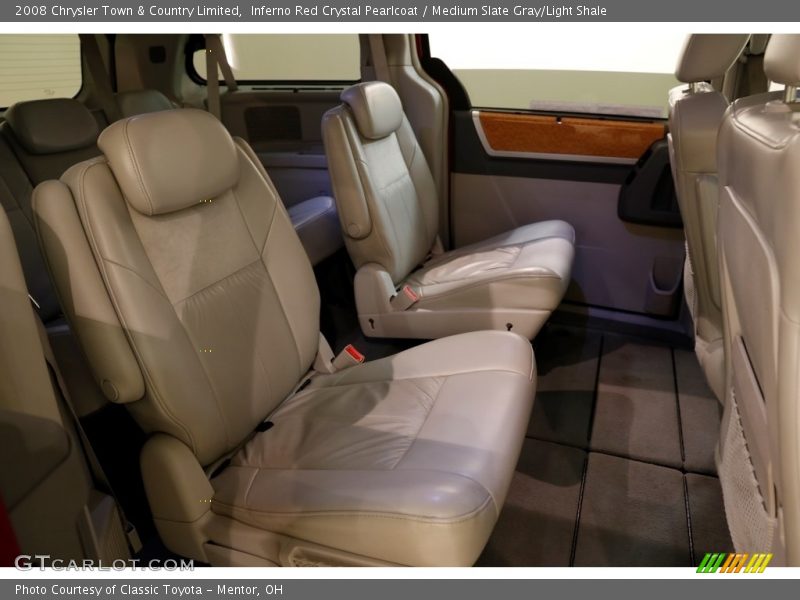 Inferno Red Crystal Pearlcoat / Medium Slate Gray/Light Shale 2008 Chrysler Town & Country Limited
