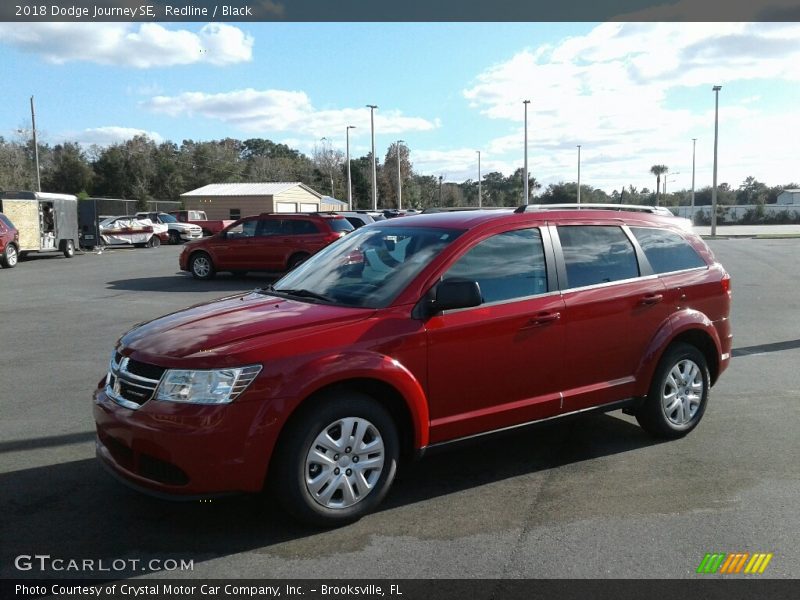 Redline / Black 2018 Dodge Journey SE