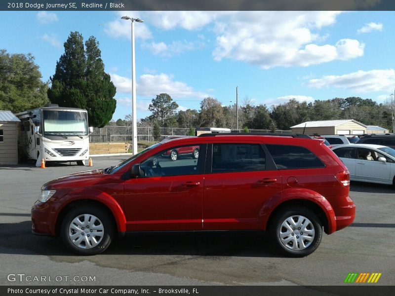 Redline / Black 2018 Dodge Journey SE