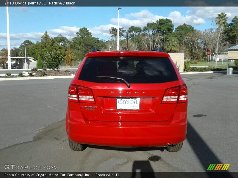 Redline / Black 2018 Dodge Journey SE