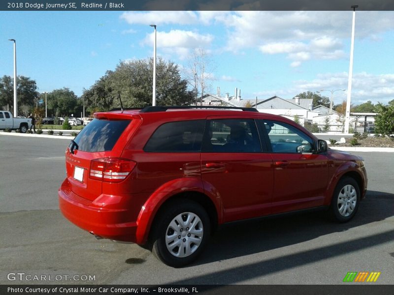 Redline / Black 2018 Dodge Journey SE